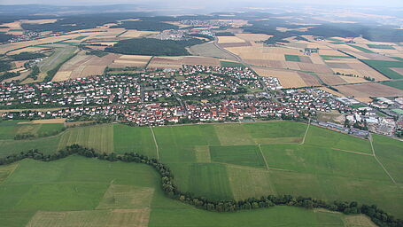 Luftbild Gemeinde Salz